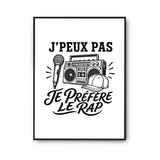 Poster J’peux pas je préfère le Rap