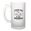 Verre à Bière J’peux pas je suis Poissonnier