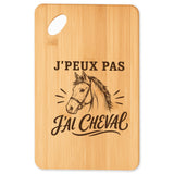 Planche à Découper J’peux pas j’ai Cheval