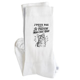 Chaussettes Homme Femme J’peux pas je préfère mon Chat roux