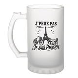 Verre à Bière J’peux pas je suis Parisien