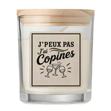 Bougie Parfumée Vanille J’peux pas j’ai Copines