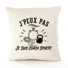 Housse de Coussin J’peux pas je suis Coach sportif