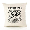 Housse de Coussin J’peux pas j’ai Ski