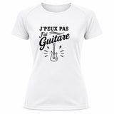 T-shirt de Sport Femme J’peux pas j’ai Guitare – guitare électrique