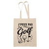 Tote Bag Beige J’peux pas j’ai Golf