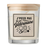 Bougie Parfumée Vanille J’peux pas je suis Vétérinaire