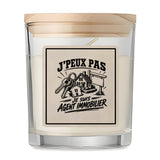 Bougie Parfumée Vanille J’peux pas je suis Agent immobilier