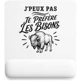 Tapis de Souris J’peux pas je préfère les Bisons
