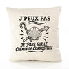 Housse de Coussin J’peux pas je pars sur le Chemin de Compostelle