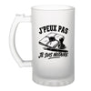 Verre à Bière J’peux pas je suis Notaire