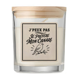 Bougie Parfumée Vanille J’peux pas je préfère mon Canari