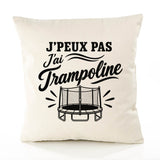 Housse de Coussin J’peux pas j’ai Trampoline