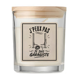 Bougie Parfumée Vanille J’peux pas je suis Garagiste