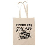 Tote Bag Beige J’peux pas j’ai 4x4