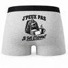 Boxer Homme J’peux pas je suis Étudiant – Impression au dos