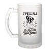 Verre à Bière J’peux pas je préfère mon Boxer