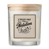 Bougie Parfumée Vanille J’peux pas j’ai Natation