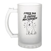 Verre à Bière J’peux pas je préfère mon Samoyède