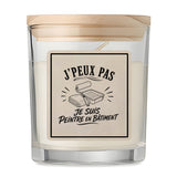 Bougie Parfumée Vanille J’peux pas je suis Peintre en bâtiment