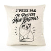 Housse de Coussin J’peux pas je préfère mon Ragdoll