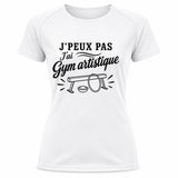 T-shirt de Sport Femme J’peux pas j’ai Gym artistique