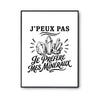 Poster J’peux pas je préfère mes Minéraux