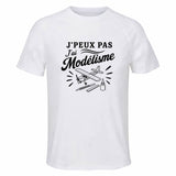 T-shirt de Sport Homme J’peux pas j’ai Modélisme – modélisme aérien (avion)