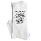 Chaussettes Homme Femme J’peux pas je préfère les Éléphants