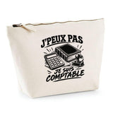 Trousse Beige J’peux pas je suis Comptable