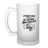 Verre à Bière J’peux pas je préfère mon Caméléon