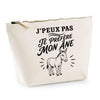 Trousse Beige J’peux pas je préfère mon Âne
