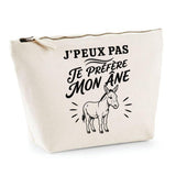 Trousse Beige J’peux pas je préfère mon Âne