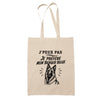 Tote Bag Beige J’peux pas je préfère mon Berger Belge