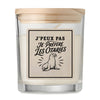 Bougie Parfumée Vanille J’peux pas je préfère les Otaries