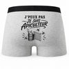 Boxer Homme J’peux pas je suis Apiculteur – Impression au dos