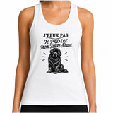 Débardeur Femme J’peux pas je préfère mon Terre-Neuve