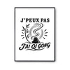 Poster J’peux pas j’ai Qi gong