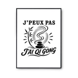 Poster J’peux pas j’ai Qi gong