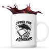 Mug J’peux pas je suis Assureur