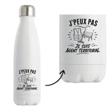 Gourde Isotherme J’peux pas je suis Agent territorial