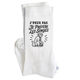 Chaussettes Homme Femme J’peux pas je préfère les Singes