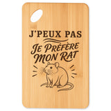Planche à Découper J’peux pas je préfère mon Rat
