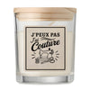 Bougie Parfumée Vanille J’peux pas j’ai Couture