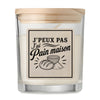 Bougie Parfumée Vanille J’peux pas j’ai Pain maison