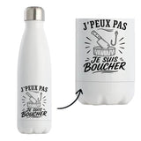 Gourde Isotherme J’peux pas je suis Boucher