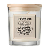 Bougie Parfumée Vanille J’peux pas je préfère les Couchers de soleil