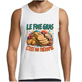 Débardeur Homme Le foie gras c'est ma thérapie