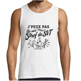 Débardeur Homme J’peux pas je suis Prof de SVT