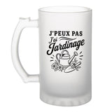 Verre à Bière J’peux pas j’ai Jardinage